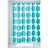 Teal Dot Shower Curtain