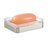 Casilla Soap Dish, Clear/Brushed