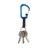 Slidelock Key Ring, Blue