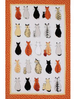 CatsinWaiting Cotton Tea Towel