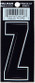 3 DIE CUT BLACK VINYL "Z"