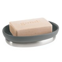 York Matte Grey Soap Dish 2