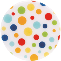 8" Round Polka Dot Trivet