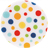 8" Round Polka Dot Trivet