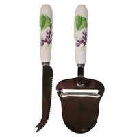 Cheese Knife and Plane Set,Grape