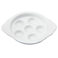 Porcelain Escargot Dish