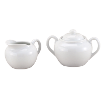 Porcelain Creamer & Sugar Set