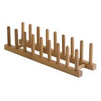 Bamboo Plate Rack