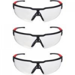 3PK CLEAR SAFETY GLASSES