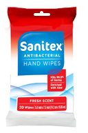 ANTIBACTERIAL WIPES 20 PK