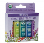 Badger Balm 5pc Aromatherapy Travel Kit