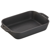 Staub Cer 2.5Qt Rect Baker - Blk