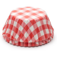 Red Gingham Cupcake Liner,50c