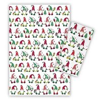 Gnome Print Holiday Towel