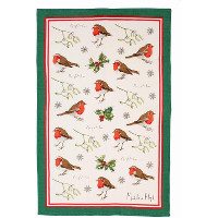 Robbins & Holly Christm Kitchen Towel