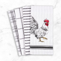 Rooster Kitchen Towel Set 4