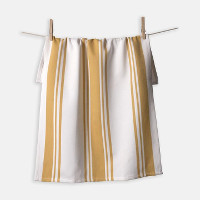 Center Band Kitchen Towel Ochre