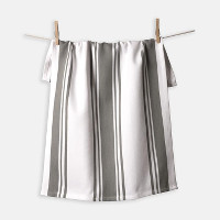 Center Band Kitchen Towel Pewter