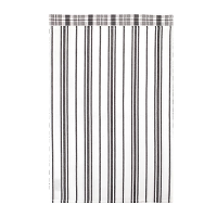 Black Cotton Farmhouse Dishtowel