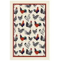 Rooster Cotton Tea Towel