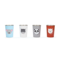 Kids Stainless Steel Cup S/4