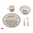 Kids Bamboo Plates Panda 5 PC