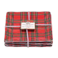 Tartan Melamine Canape Platte