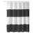Fabric Shower Curt (Black/White)