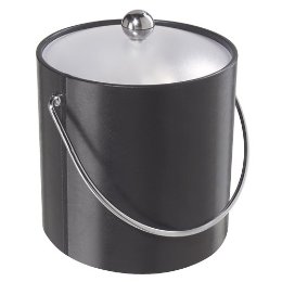 Oggi Vinyl Ice Bucket - Black