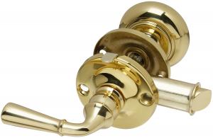 Storm Door Latch, Polished Brass